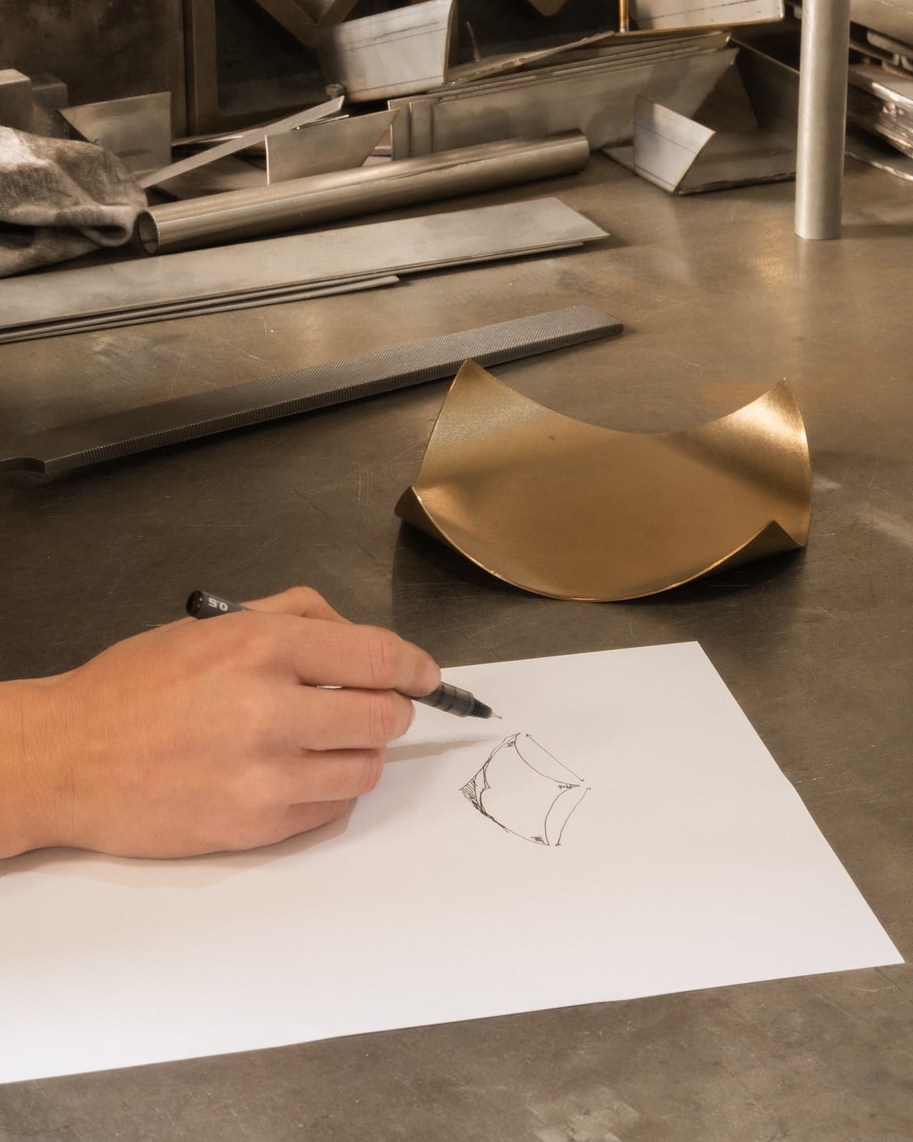 Atelier, pièce en cours